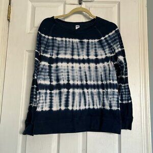 Old Navy Blue Tye Died Crewneck Sweatshirt